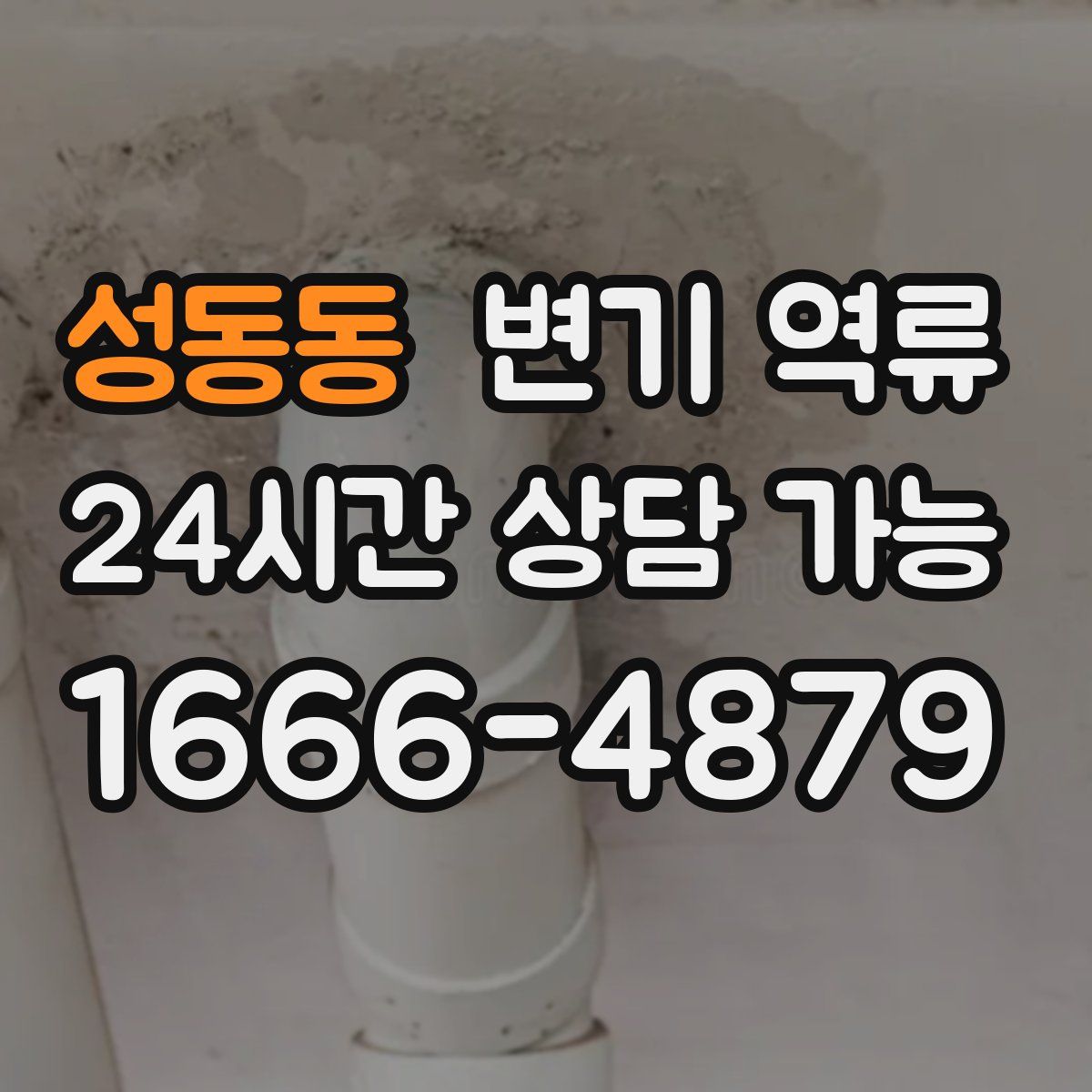 성동동 변기 역류