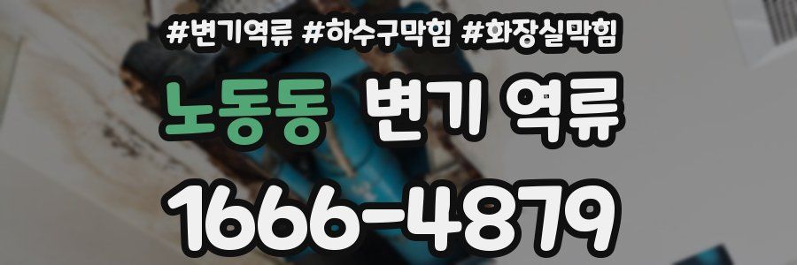 노동동 변기 역류