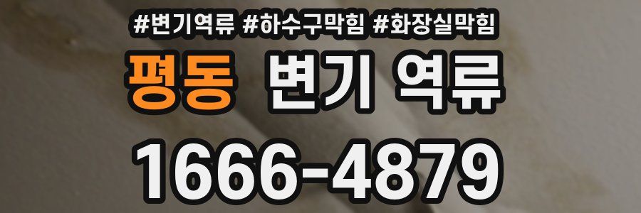 평동 변기 역류