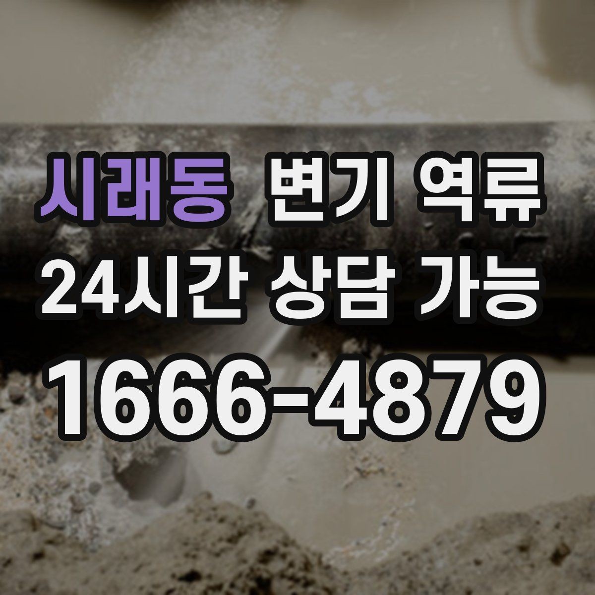 시래동 변기 역류 오염물이 보일 때 절대 하면 안 되는 행동