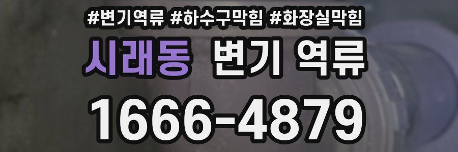 시래동 변기 역류