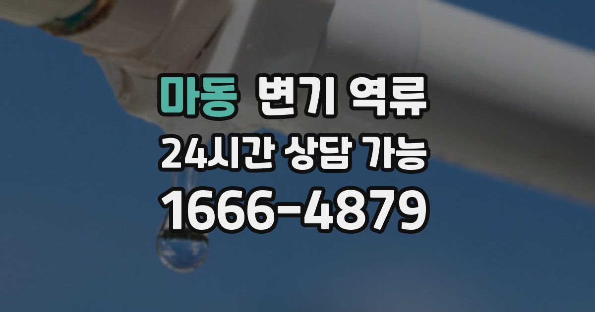 마동 변기 역류