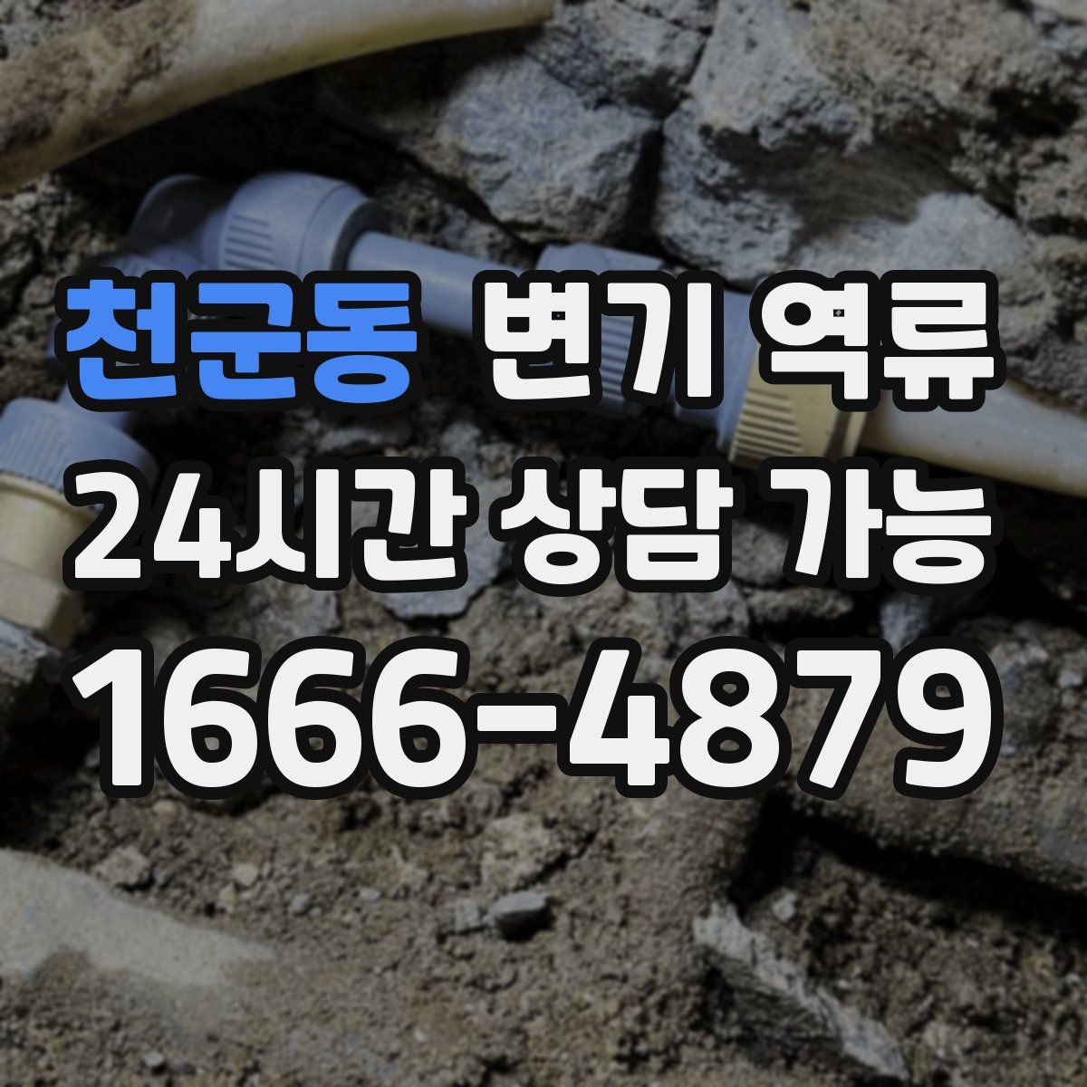 천군동 변기 역류