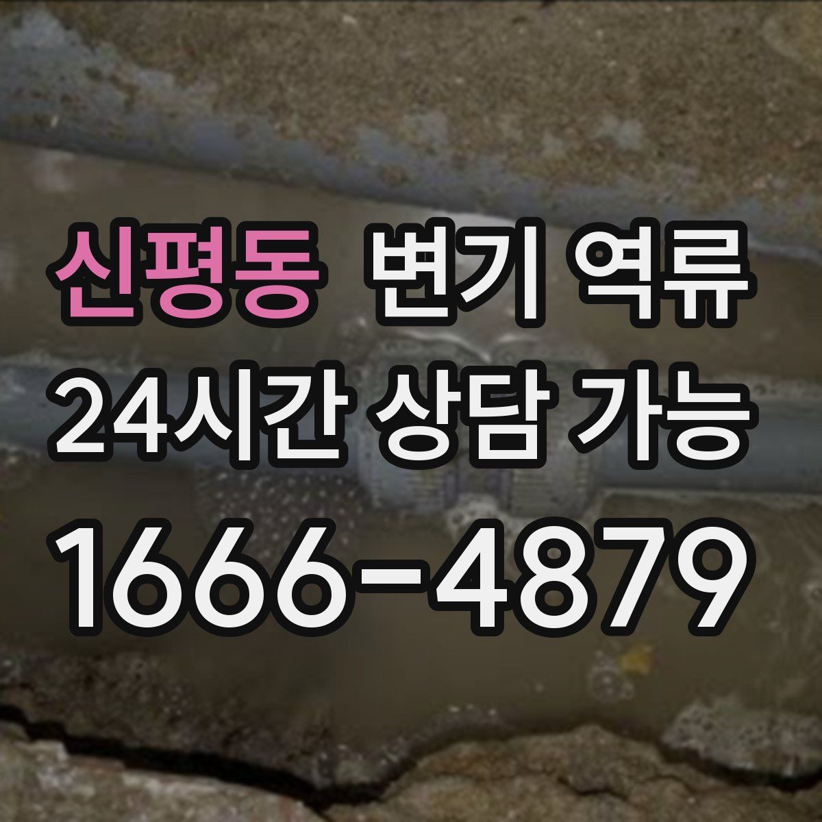 신평동 변기 역류