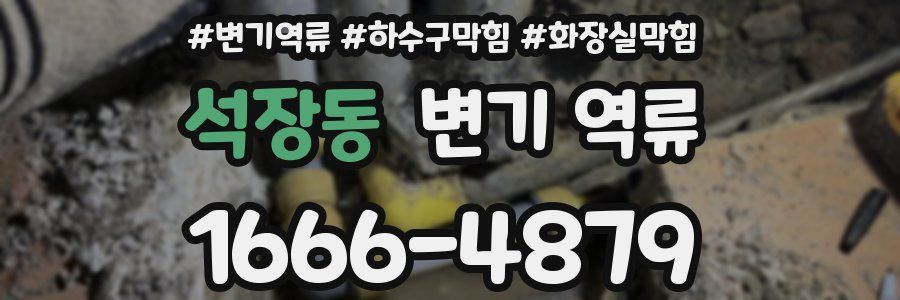 석장동 변기 역류