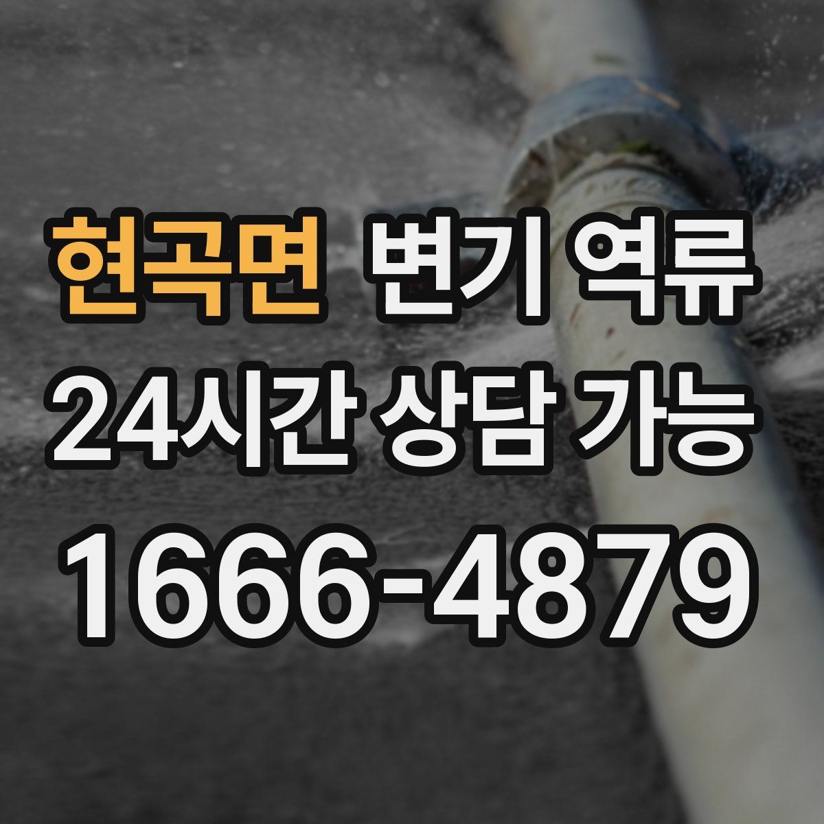 현곡면 변기 역류