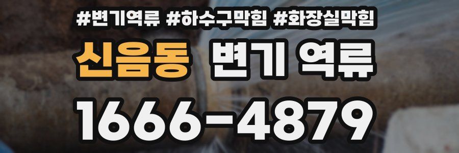 신음동 변기 역류