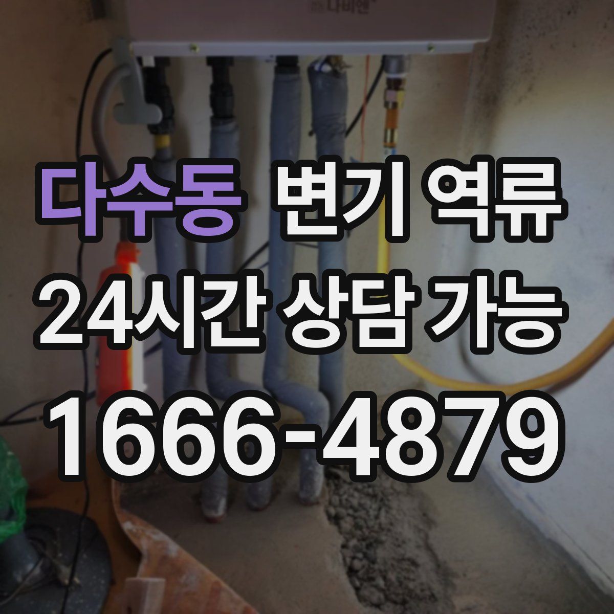 다수동 변기 역류