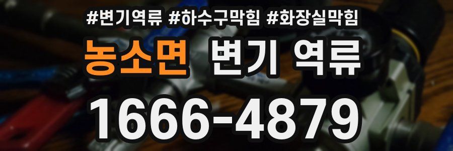 농소면 변기 역류