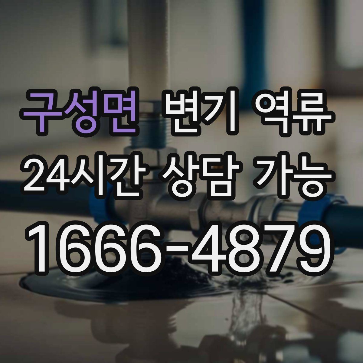 구성면 변기 역류 아파트에서 공용 수직관 문제일 때 신호