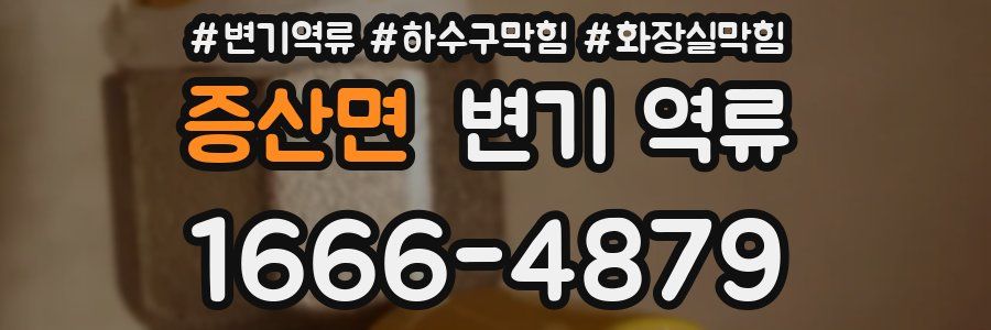 증산면 변기 역류