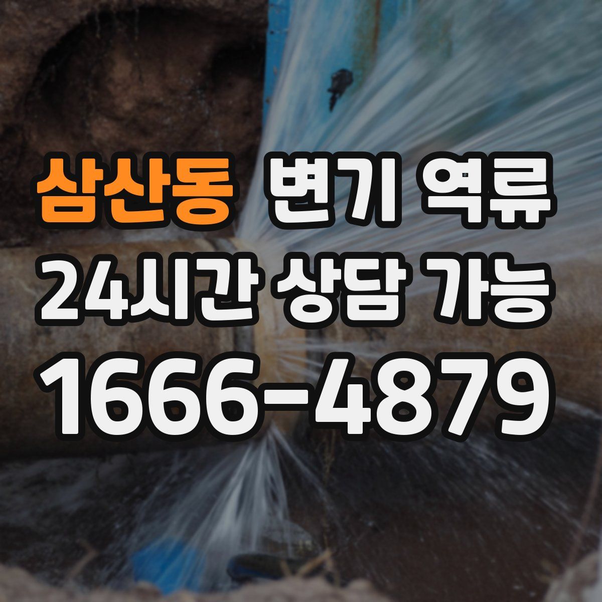 삼산동 변기 역류