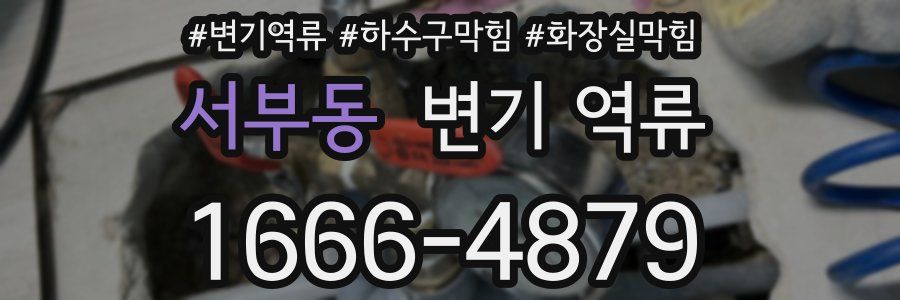 서부동 변기 역류