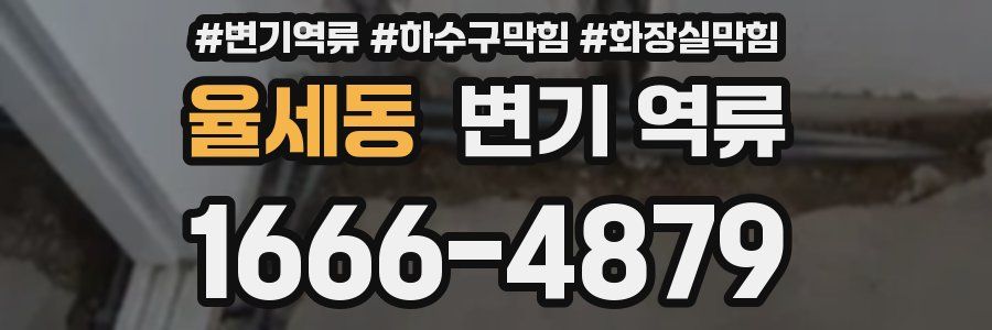 율세동 변기 역류