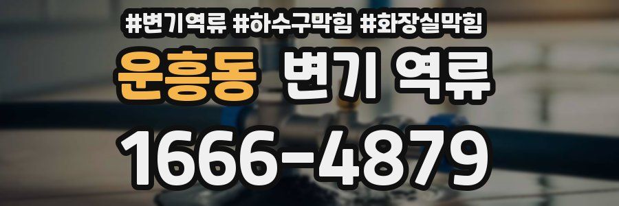 운흥동 변기 역류