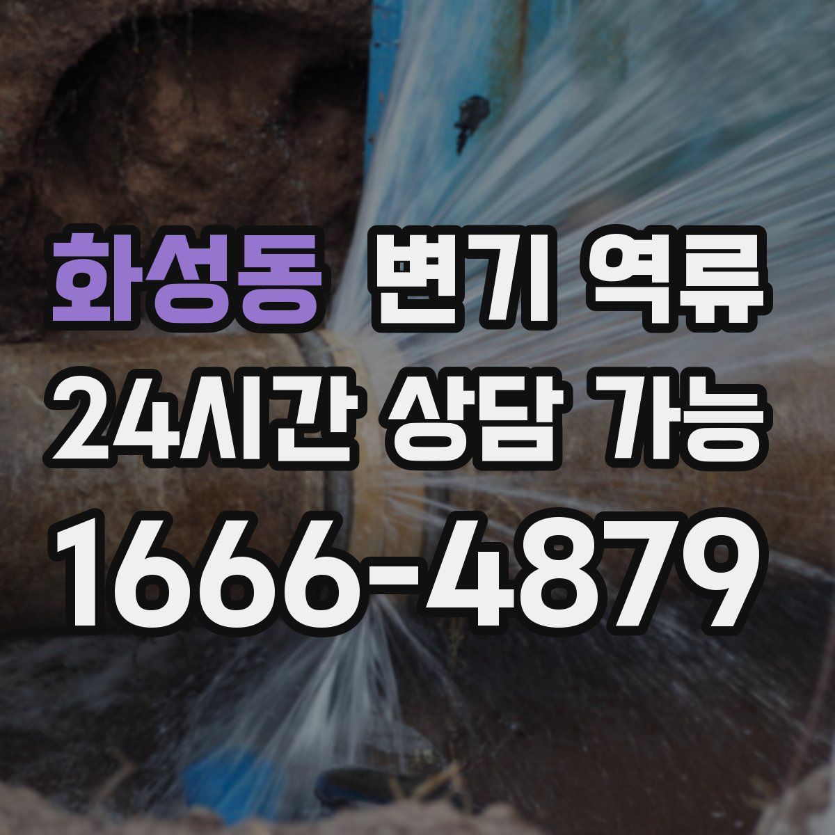 화성동 변기 역류