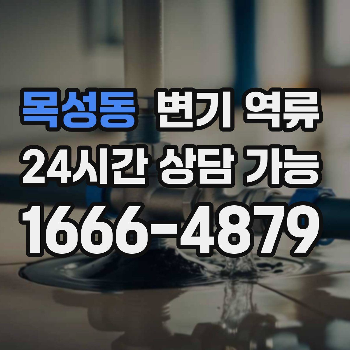 목성동 변기 역류 아파트에서 공용 수직관 문제일 때 신호