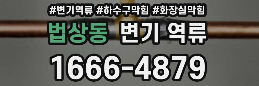 법상동 변기 역류