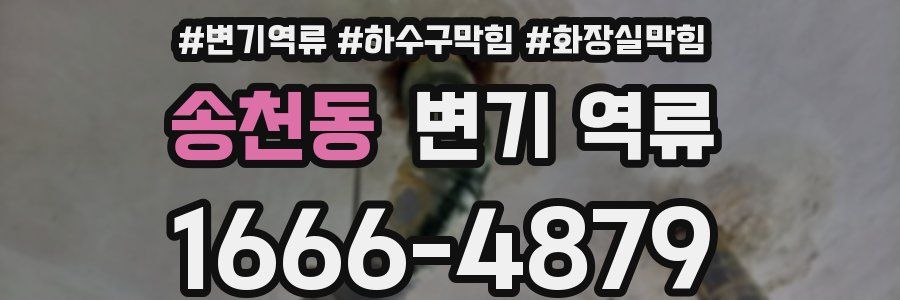 송천동 변기 역류