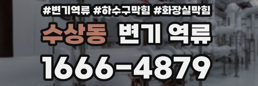 수상동 변기 역류