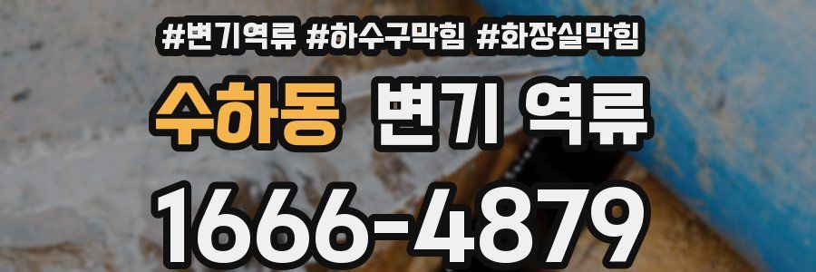 수하동 변기 역류