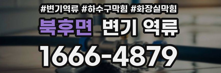 북후면 변기 역류