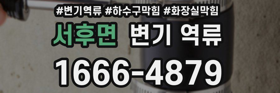 서후면 변기 역류