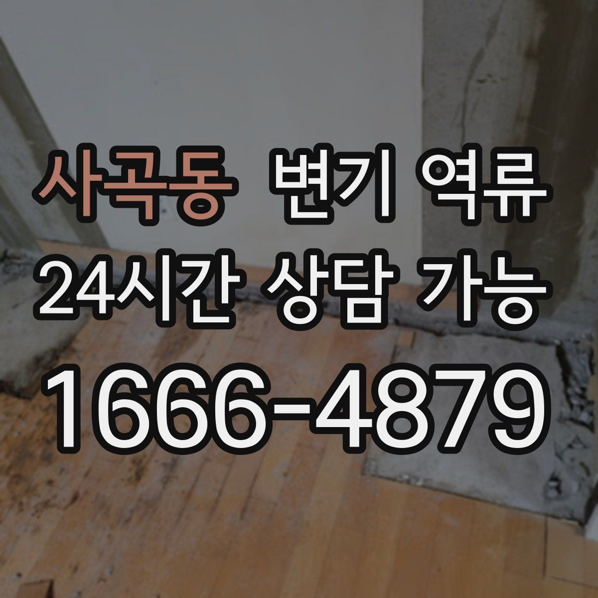 사곡동 변기 역류