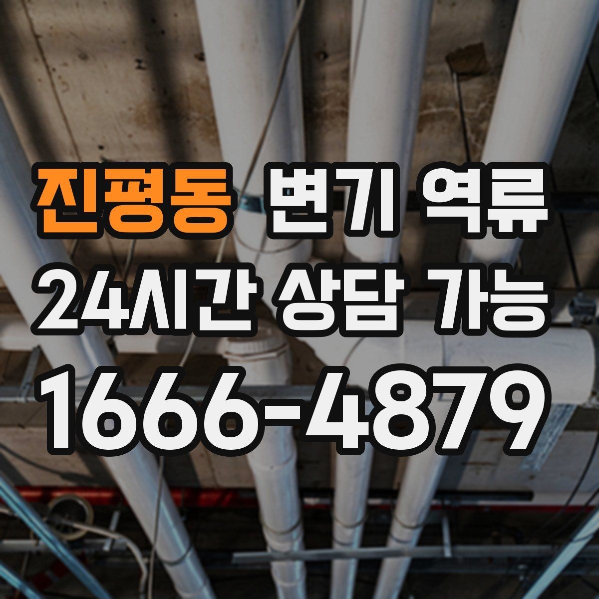 진평동 변기 역류 변기만 문제인지 다른 배수구도 느린지 확인