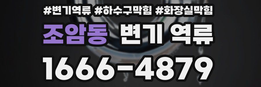 조암동 변기 역류