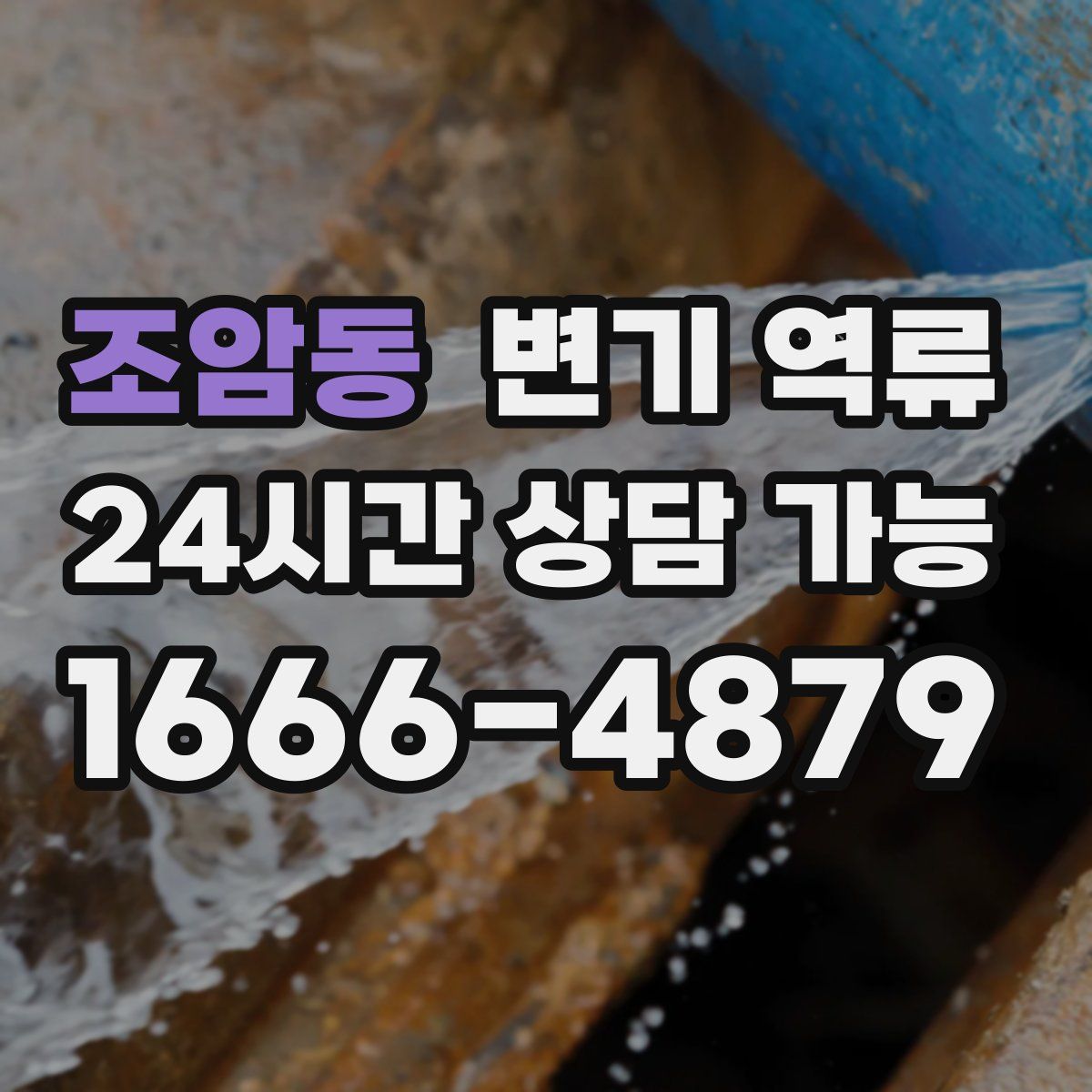 조암동 변기 역류