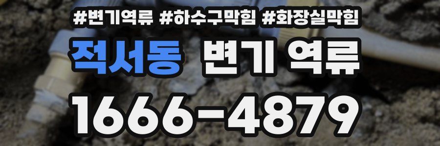 적서동 변기 역류