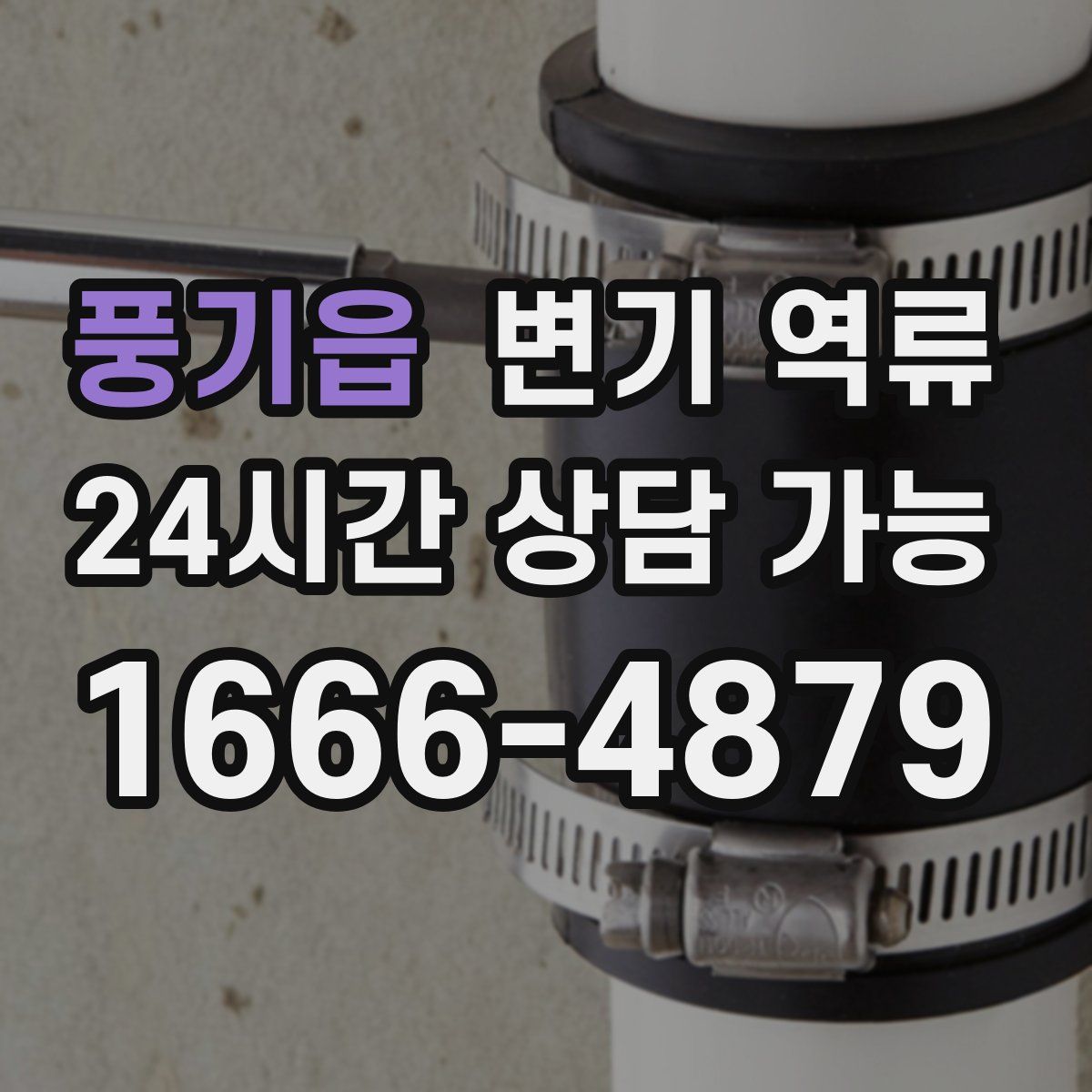 풍기읍 변기 역류