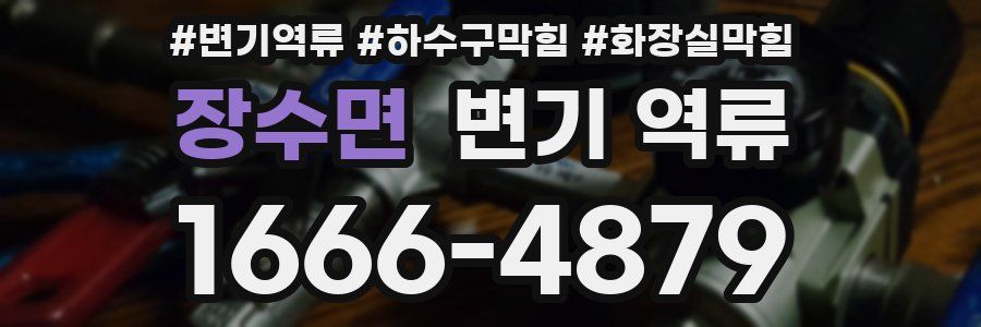 장수면 변기 역류