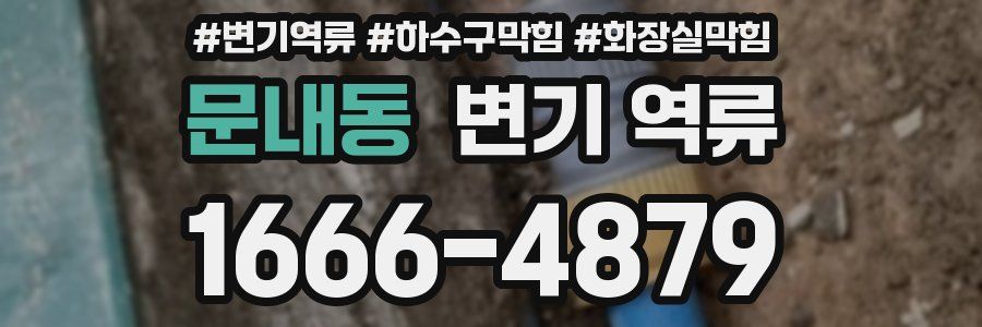 문내동 변기 역류