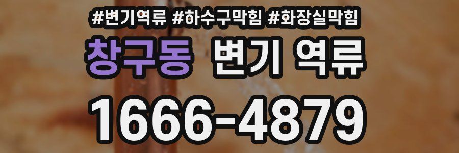 창구동 변기 역류