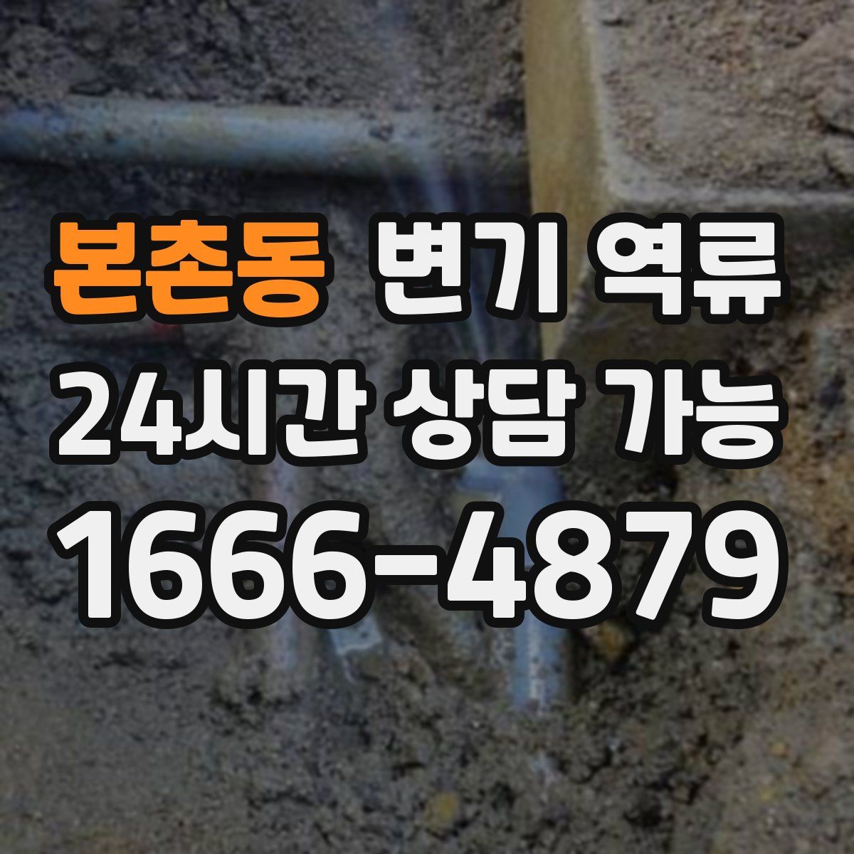 본촌동 변기 역류