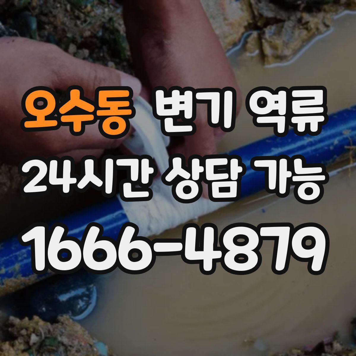 오수동 변기 역류