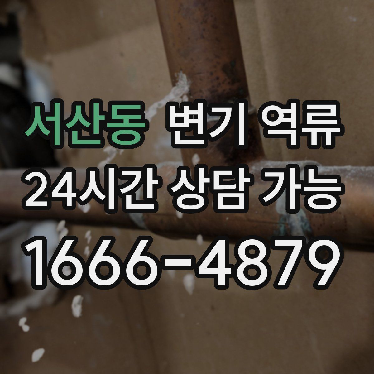 서산동 변기 역류