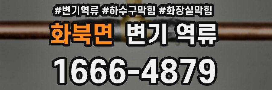 화북면 변기 역류