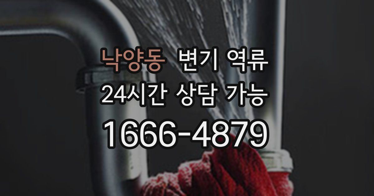 낙양동 변기 역류