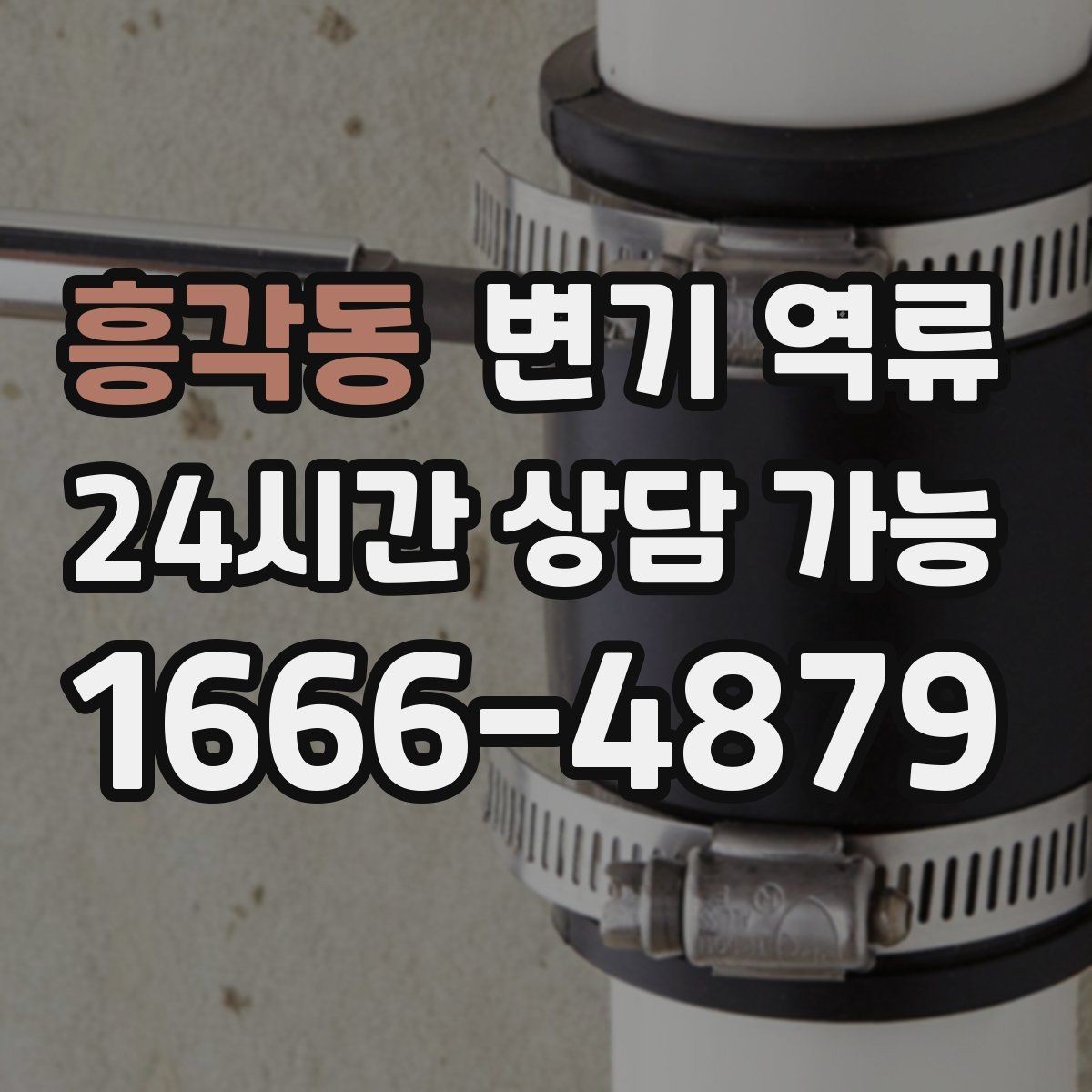 흥각동 변기 역류 빠른 출동을 위한 증상 설명 요령