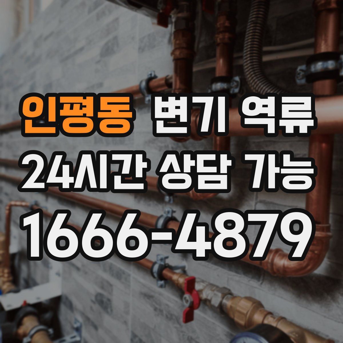 인평동 변기 역류