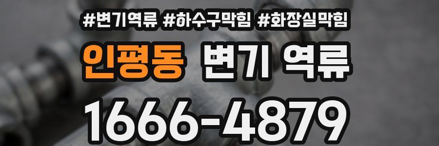 인평동 변기 역류