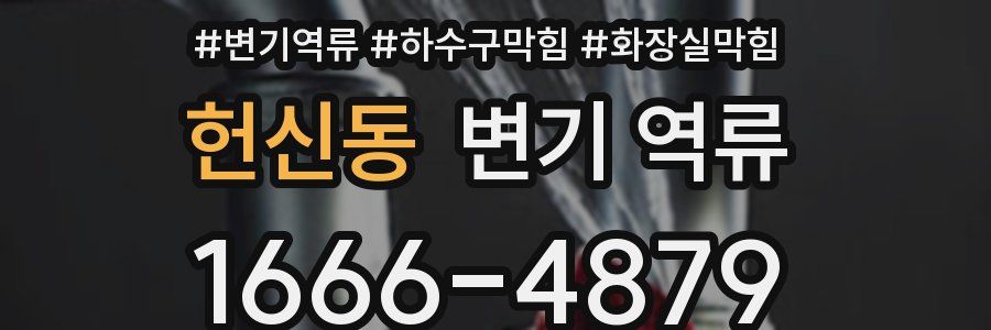 헌신동 변기 역류