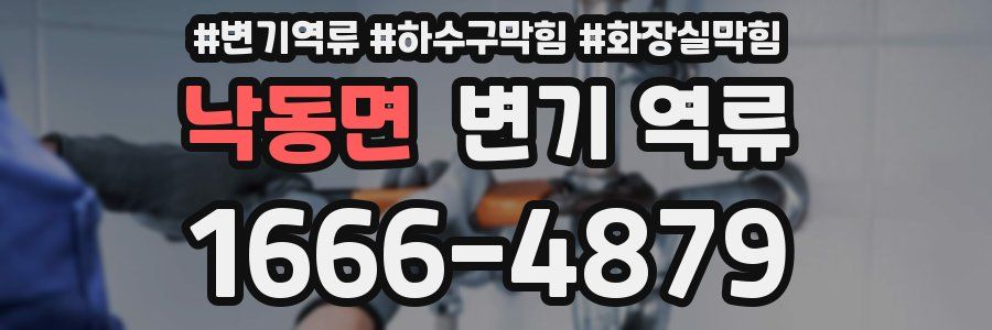 낙동면 변기 역류