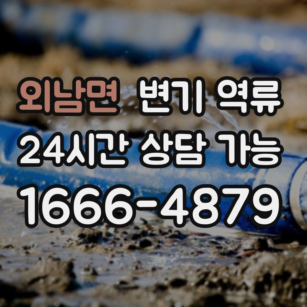 외남면 변기 역류