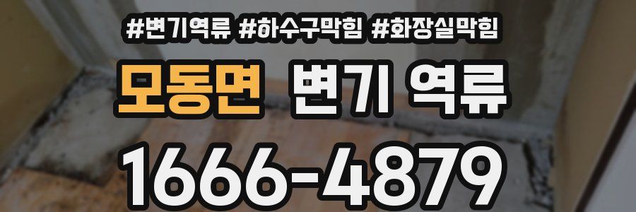 모동면 변기 역류