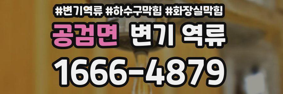 공검면 변기 역류