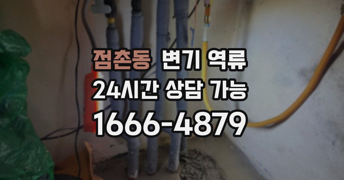 점촌동 변기 역류